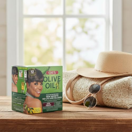 ORS Olive Oil No-Lye Hair Relaxer Extra Strength (Pack of 2)