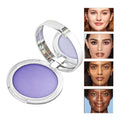 Lavender Oil Control Face Pressed Powder Pore-minimizing Makeup Primer for All Skin Tones, Matte Finish, Pre-makeup Base and Setting
