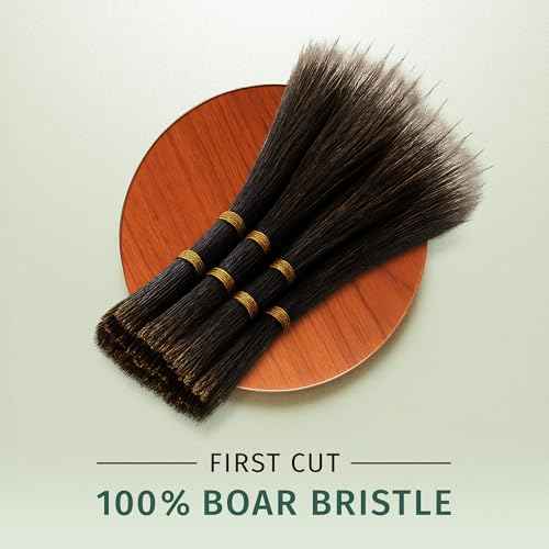 Since 1869 Hand Made In Germany Thermo Beech Wood Black Bristle Nail and Hand Brush