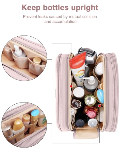 Toiletry Bag with Wet Dry Separation & Waterproof Compartment
