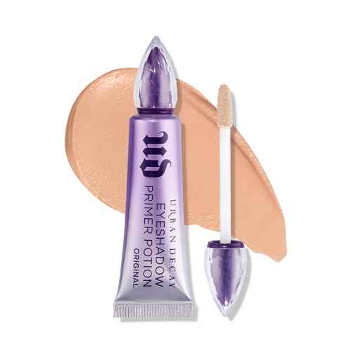 Urban Decay Eyeshadow Primer Potion - Nude Eyelid Base Primer, for Smooth & Crease-Resistant Eye Makeup, Waterproof & Long-Lasting, Translucent Shade, Universal for All Skin Tones, More Vibrant Color