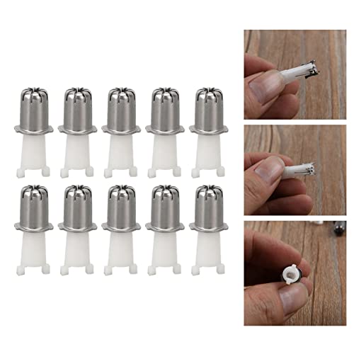 Nose Hair Trimmer Replacement Blades,Nose Hair Trimmer Blades,Nose Hair Trimmer Head, 10pcs Portable Universal Replacement Clipper Blade Heads for Fitting and Easy Cleaning, Daily Storage and Travel