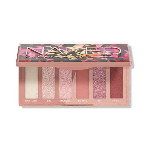 Urban Decay Naked Mini Eyeshadow Palette - 6 Multi-use Shades, Ultra-Blendable, Lasts Up to 12 Hours, Crease-free, Matte Shimmer or Metallic Colors, Compact, Travel Size, Cruelty Free, Vegan