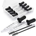 Herain 8pc Glass Eye Dropper Set with Measurement - 1mL Pipettes