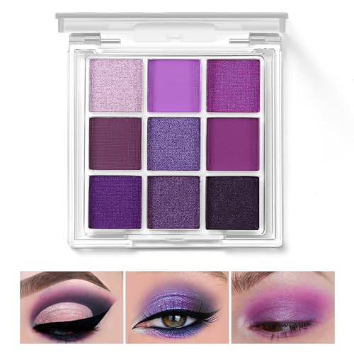 9 Color Eyeshadow Palette - Waterproof Shimmer & Matte