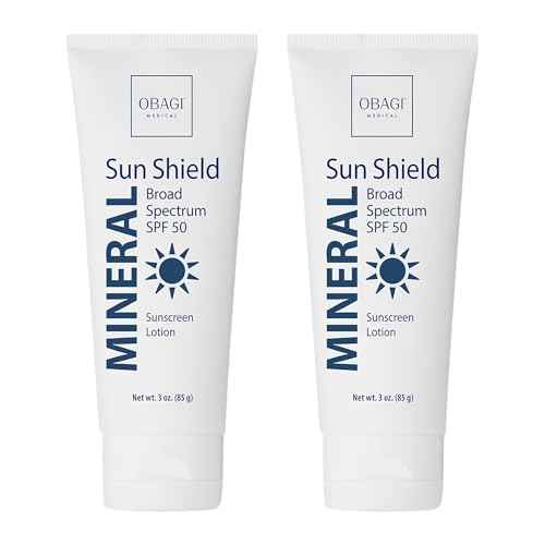 Obagi Sun Shield Hypoallergenic Mineral Sunscreen ? Broad Spectrum SPF 50 Protection from the Sun ? Sheer, Quick-Absorbing Formula ? 3 oz