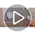 Hollywood Vanity Mirror with 12 Dimmable Bulbs & 5X Magnification