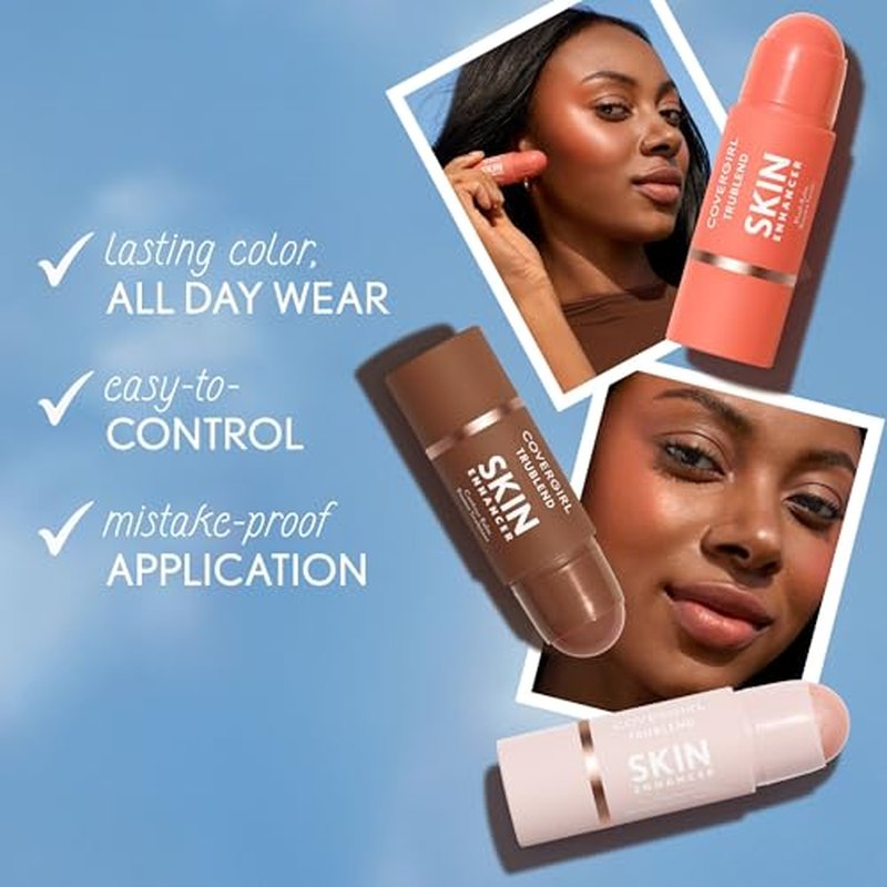 CoverGirl Trublend Contour Stick Balm 110 - Vegan, Non-Greasy