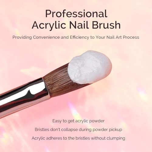 MelodySusie Kolinsky Acrylic Nail Brush and MelodySusie 31Pcs Nail Art Brushes