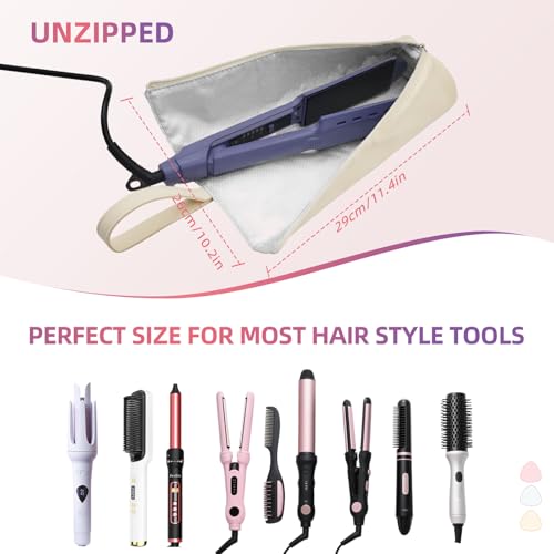 Heat Resistant Styling Mat & Travel Bag for Curling Iron