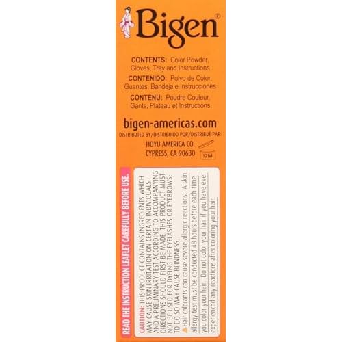Bigen Permanent Powder Hair Color 59 Oriental Black 1 ea (Pack of 6)