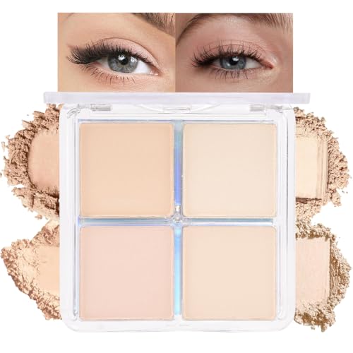 BINGBRUSH Eyeshadow Palette - Nude Matte & Shimmer, Blendable & Smudge Proof