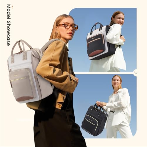 LOVEVOOK Women's Laptop Backpack 15.6 inch Waterproof Work Bag