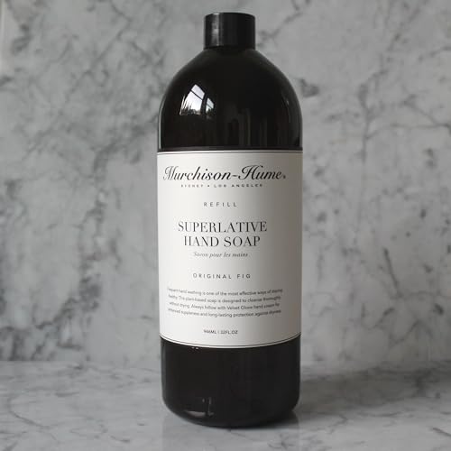 Murchison-Hume Luxury Vegan Hand Soap Refill, Moisturizing Hand Wash, SLS, Paraben & Cruelty-Free, 32oz (Original Fig)