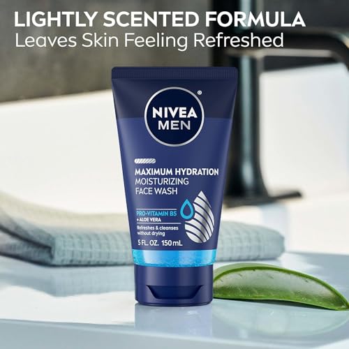 Nivea Men for Moisturizing Face Wash, original, 5 Fl Oz (Pack of 3)