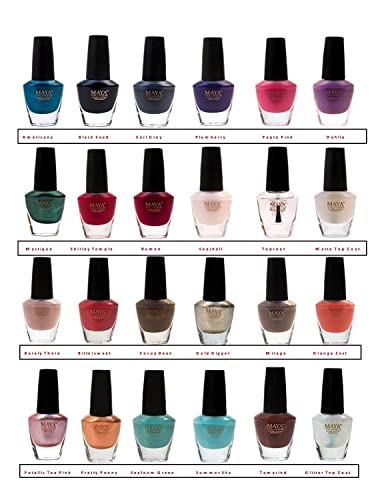 MAYA Cosmetics Halal Breathable Quick Dry Nail Polish, Vegan and Cruelty Free, Oxygen & Water Permeable Nail Lacquer, Non Toxic Gentle On Nails, Barely There