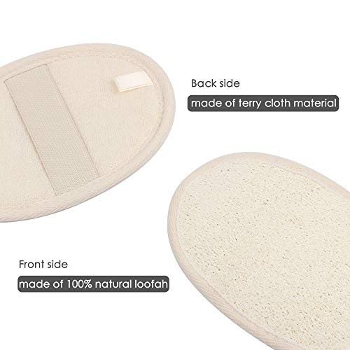 10-Pack Natural Luffa Loofah Sponge - Body Exfoliator