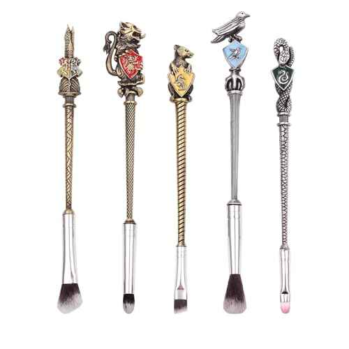 ¡¼2 Color Options¡½Harry Makeup Brushes Gift Set for Women Girls,Potter Makeup Brushes, Bronze Metal Makeup for Eyeshadow Eyeliner Blending Lip, Brushes Holder Not Included