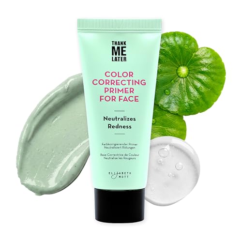 Elizabeth Mott Color Correcting Face Primer - Green CC Cream, 30g