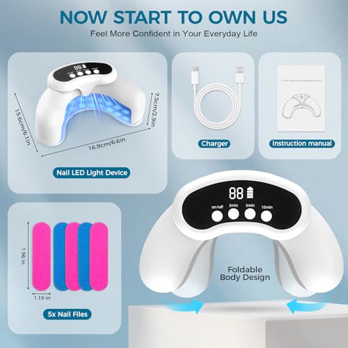 Nail Fungus Laser Treatment Device | Cordless LED Light Portable