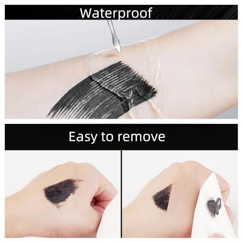 Waterproof Mascara for Short Lashes, Fine Brush, No Flaking