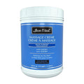 Bon Vital' Multi-Purpose Massage Cr?me, Professional Massage Cream with Aloe Vera to Relax Sore Muscles, Increase Circulation & Repair Dry Skin, Full Body Massage Moisturizer Cream, 1/2 Gallon Jar