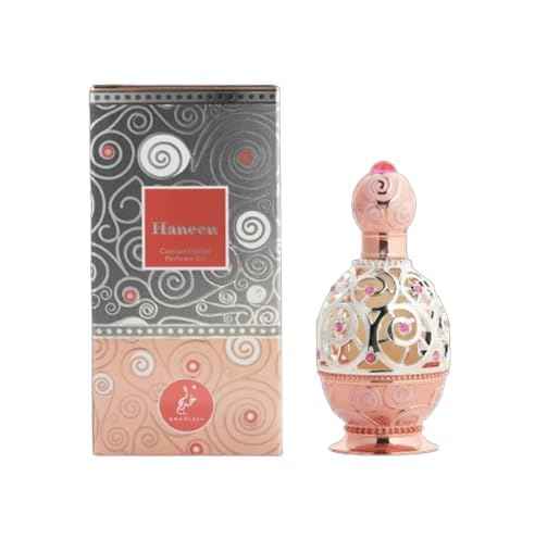 KHADLAJ PERFUMES Haneen Rose Gold Concentrated Perfume Oil 0.67 Ounce (Unisex)