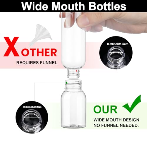 Travel Bottles 2.2oz 6-Pack TSA Approved Leak Proof