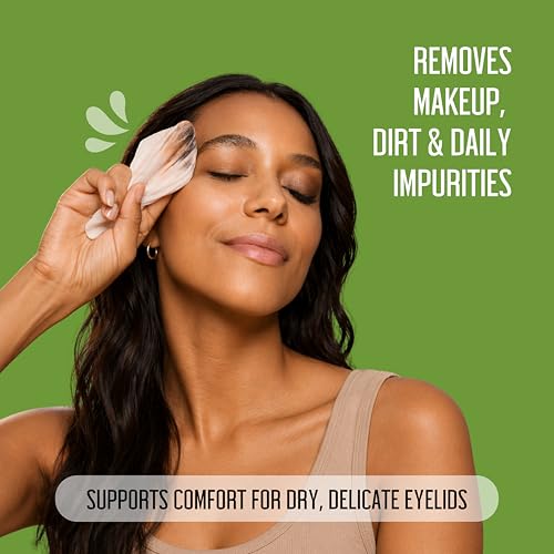 100 Biodegradable Avocado Eyelid Wipes for Gentle Cleansing