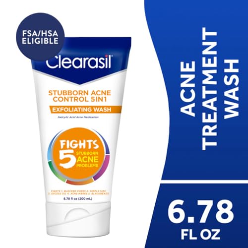 Clearasil Ultra 5in1 Exfoliating Wash, 6.78 oz. (Pack of 3)