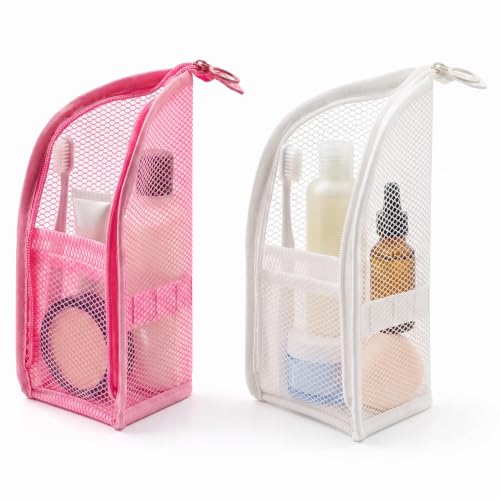 Portable Travel Toiletry Bag - Waterproof Upright Organizer