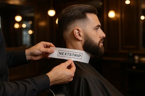 Next Strip Premium Neck Strips, Large Size – 60 Count, Barber & Salon