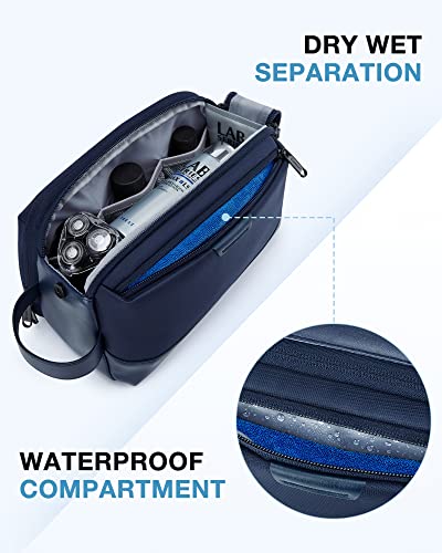 BAGSMART Large Water-Resistant Toiletry Bag for Men - Dopp Kit