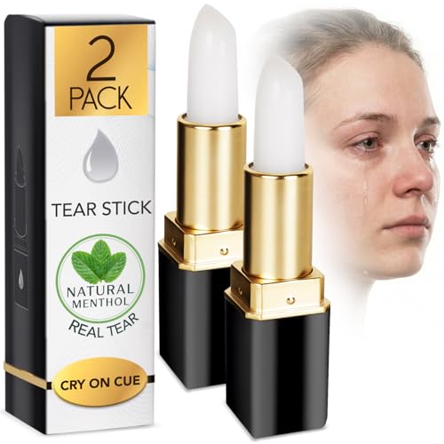 Tear Stick for Actors - Professional Crying Makeup (2 Pack)