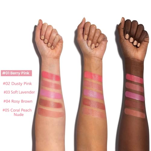 Mekuel Berry Pink Liquid Blush for Cheeks, Lips & Eyes - Long-lasting Makeup