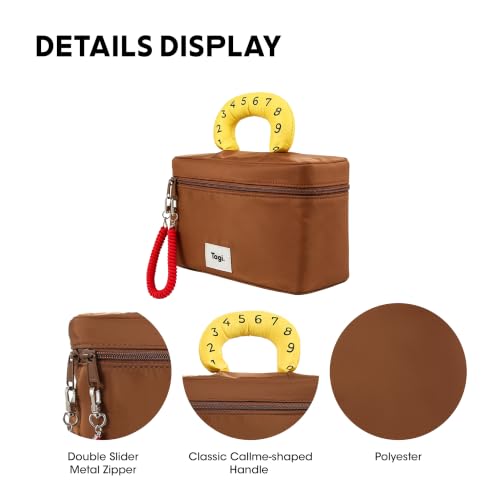 Large Capacity Travel Makeup Bag with Dividers Waterproof Cosmetic Organizer for Women