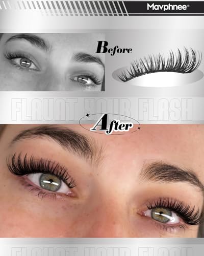 Wispy Lash Clusters 8-18MM CD Curl Eyelash Extensions (132pc)