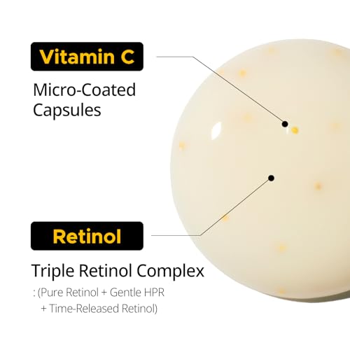 PRIMERA (PRMR) ?????????? ???????????????? ?????????????????? ?????????? - Retinol with Vitamin C Bundle SET VitaminC, Korean Skin Care, Moisturizing, Shiny, Elastic, Lifting, 0.7 oz (21 g *2)