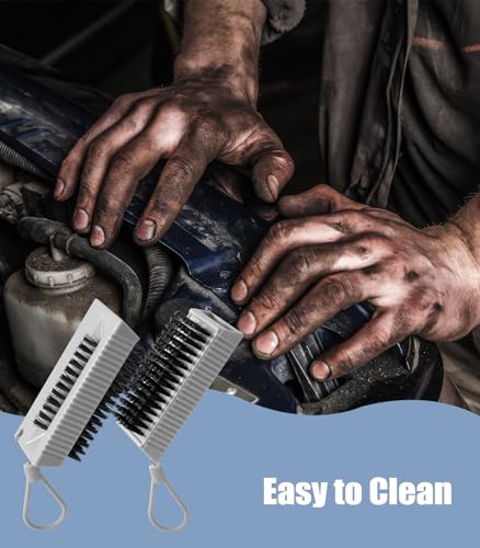 Heavy Duty Nail Brushes for Deep Cleaning Fingernails - 2 Pack
