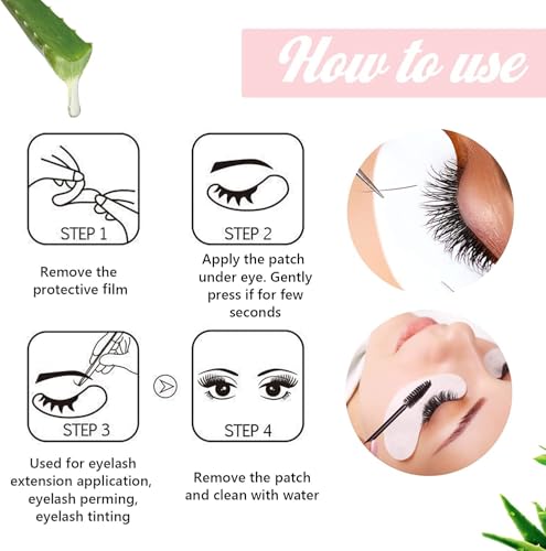 GreenLife 50 Pairs Hydrogel Eye Pads for Lash Extensions