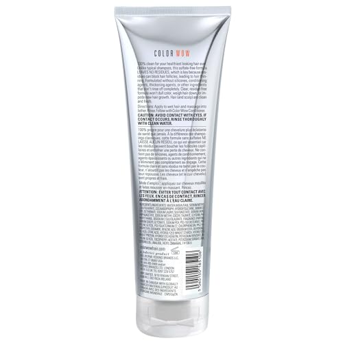COLOR WOW Color Security Sulfate-Free Hair Shampoo 8.4 fl oz - Residue-Free & Brightening