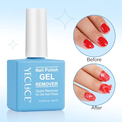 Quick Gel Nail Polish Remover Kit with Cuticle Pusher & Scraper Tool