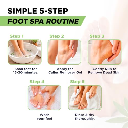 Extra Strength Callus Remover Gel with Pumice Stone - 8 oz 2 Pack