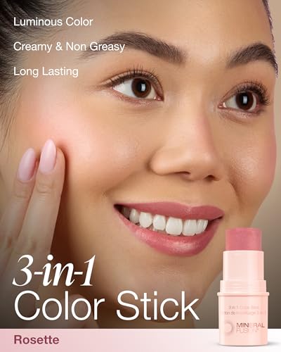 Mineral Fusion 3-in-1 Color Stick - Multi-Use Blush, Lip & Eye Tint