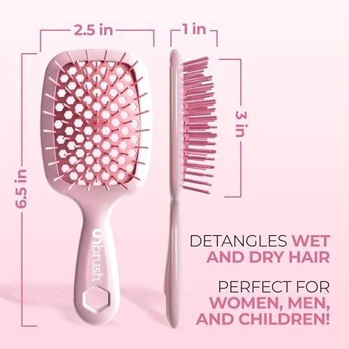 FHI Heat UNbrush Mini Detangler Brush for Wet & Dry Hair