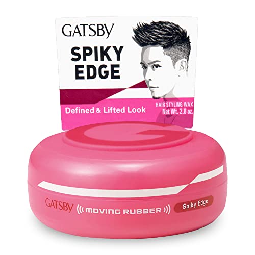 Gatsby Moving Rubber Spiky Edge Hair Wax - 80g