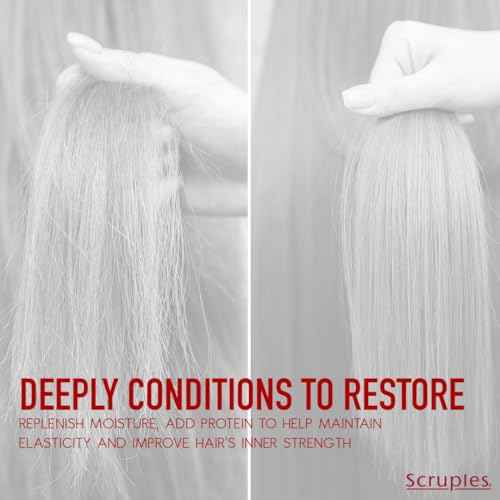 Scruples Complete Recovery Masque - Conditioning Dry Hair Mask to Nourishes, Softens & Restores Elasticity - Intense Recovery and Deep Conditioning Treatment to Strengthens and Moisturizes (8 oz)