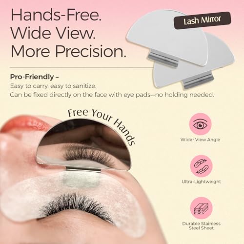 LASHVIEW 253 PCSLash Supplies Kit Lash Essentials Tools Kit Lash Supplies for Perfect Lash Extension & Removal Include Lash Pads/Eyelash Brush/Lash Tape/Glue Rings/Lash Mirror