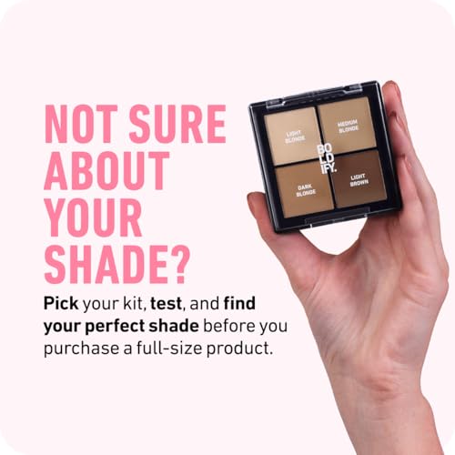 Boldify Hair Root Touch Up Powder Sample Kit - Gray Coverage