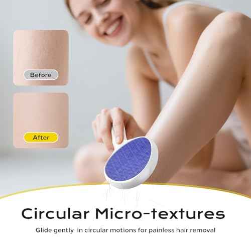 Foot File, Nano Glass Foot File Callus Remover with Handle, 2-in-1 Foot Scrubber Dead Skin Remover, Gentle Exfoliation Foot Buffer Pedicure Tools for Feet-Blue